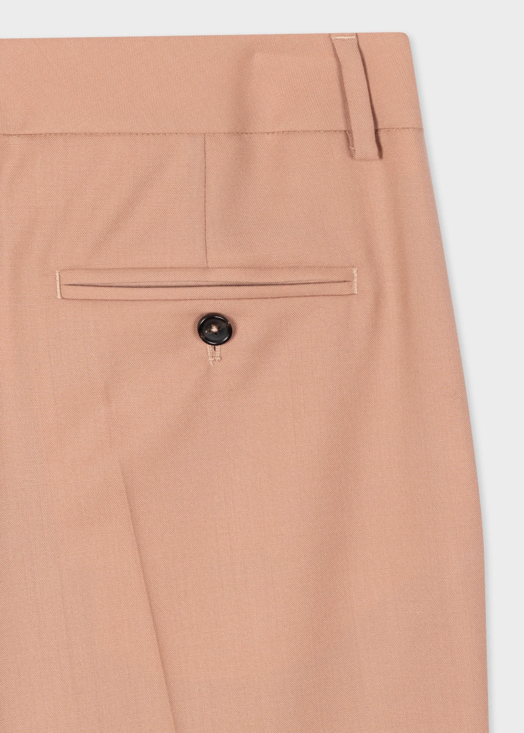 Women S Warm Nude Wool Hopsack Trousers