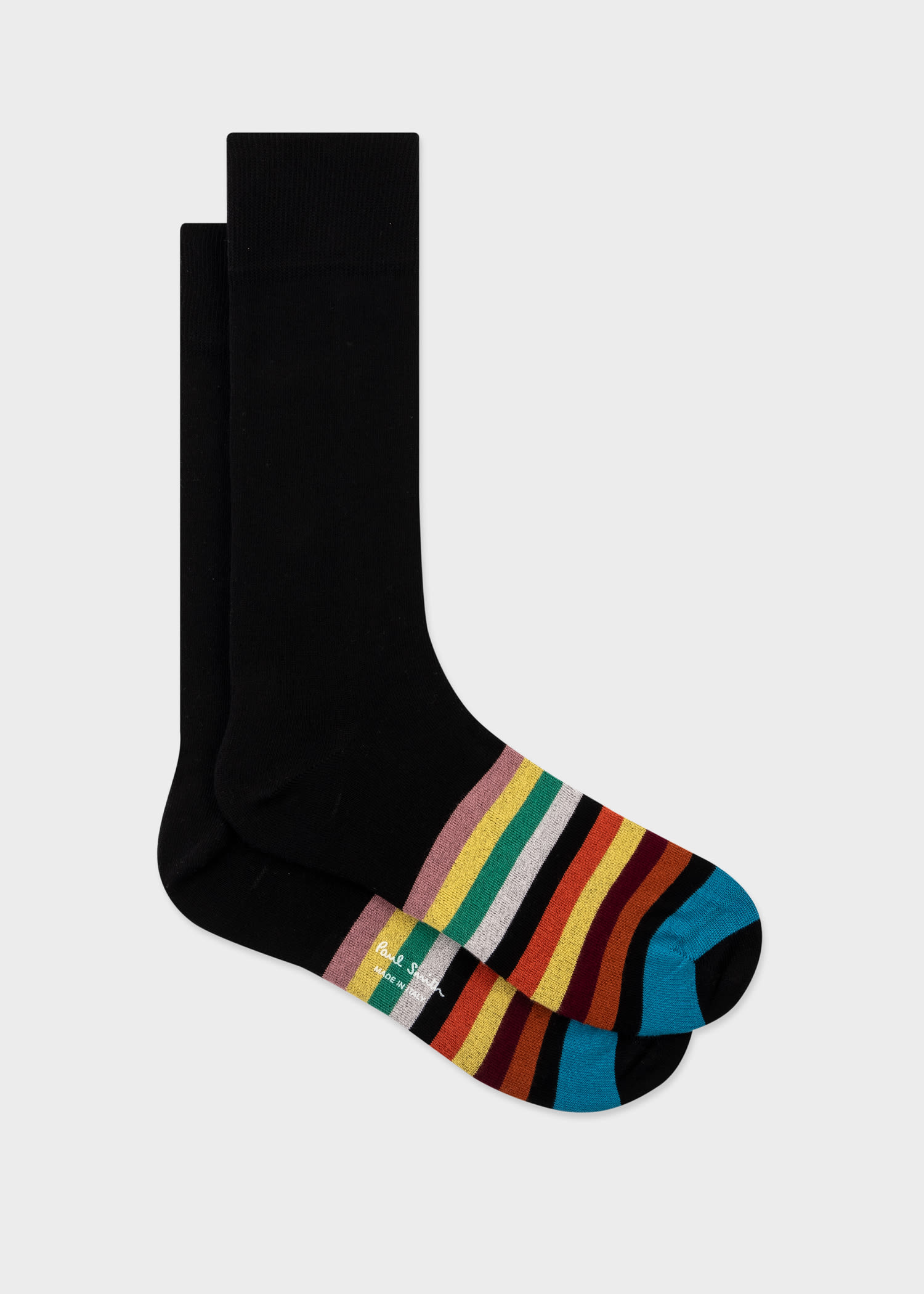 Paul Smith Black Stripe Tipping Socks