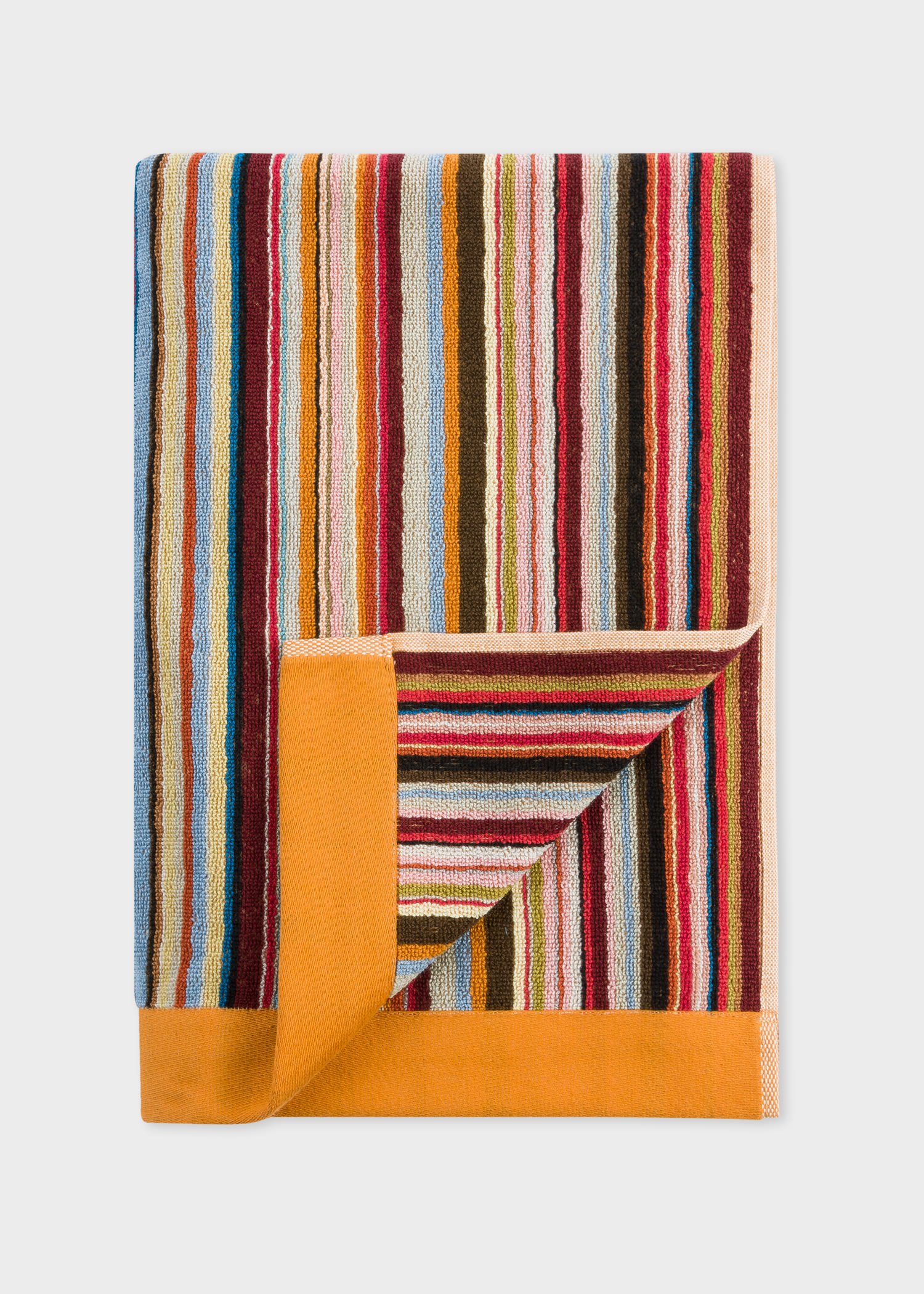 Paul Smith Large 'signature Stripe' Beach Towel Multicolour