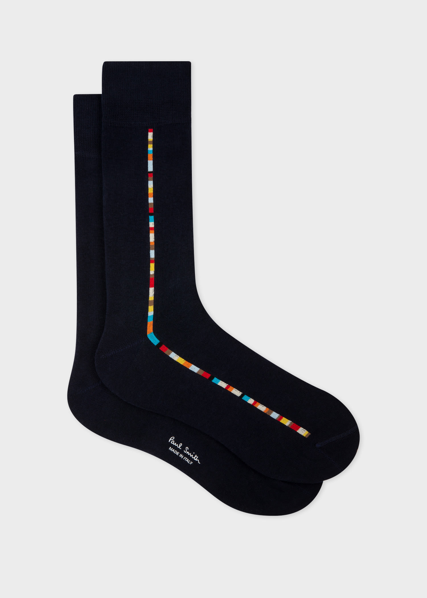 Paul Smith Pack Of 3 Grey Black Navy Vittore Socks In Blue