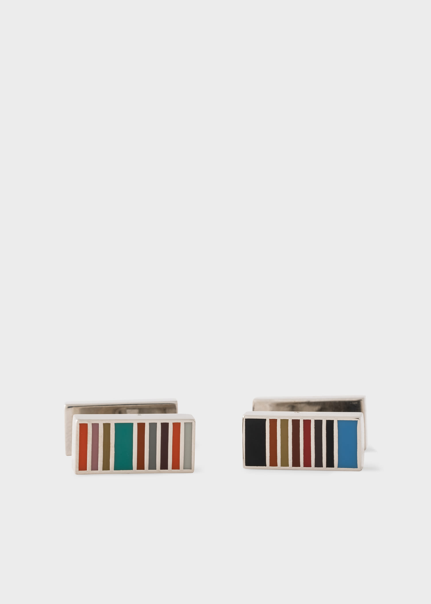 Paul Smith 'signature Stripe' Cufflinks Multicolour