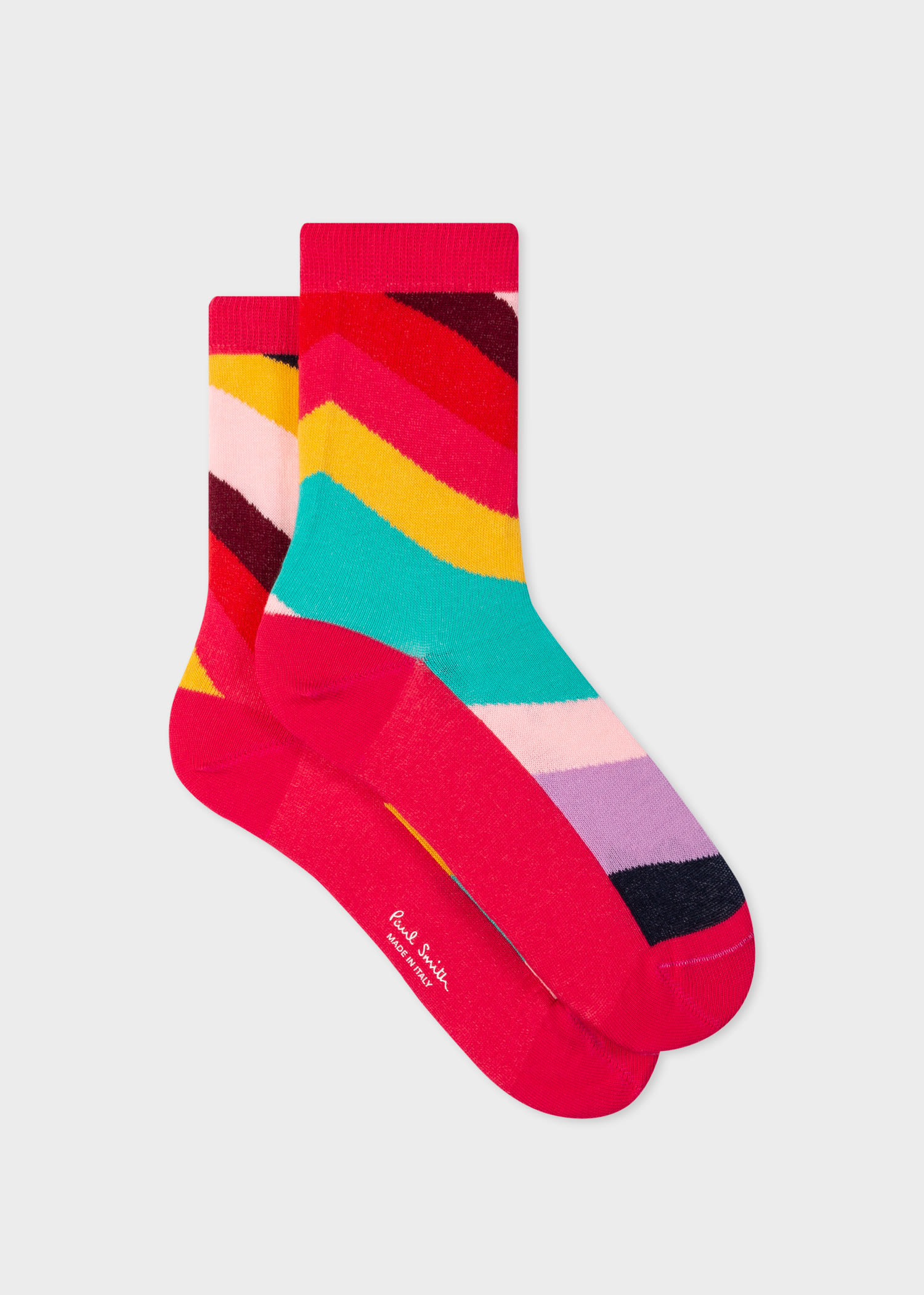 Paul Smith Women's 'swirl' Odd Socks Multicolour