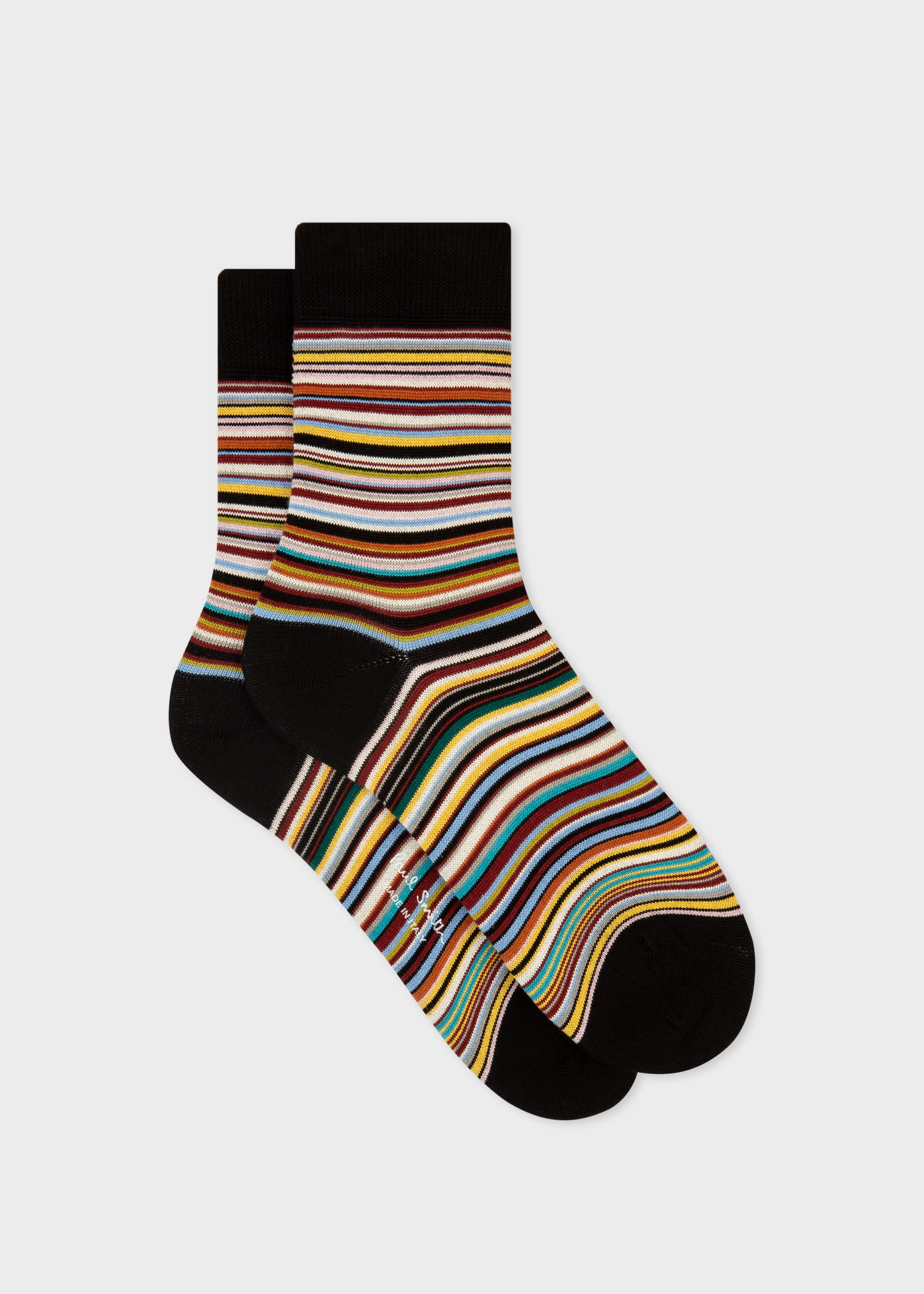 Paul Smith Women's 'signature Stripe' Socks Multicolour