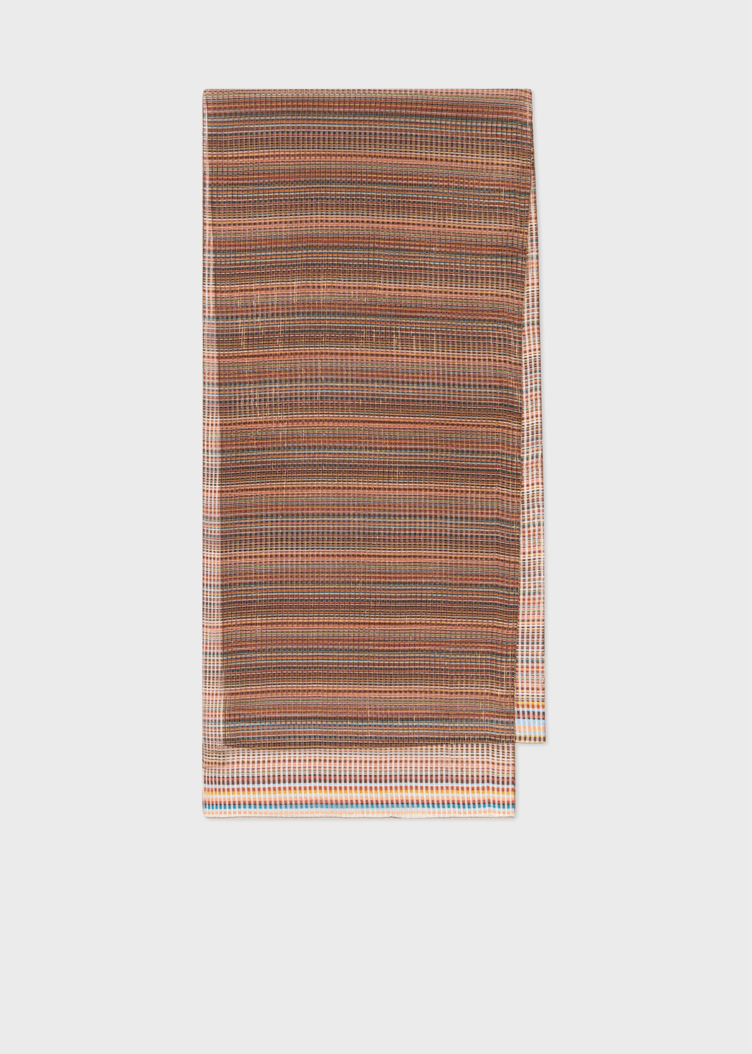 Paul Smith Women's 'signature Stripe Silk-blend Scarf Multicolour In Multicolour