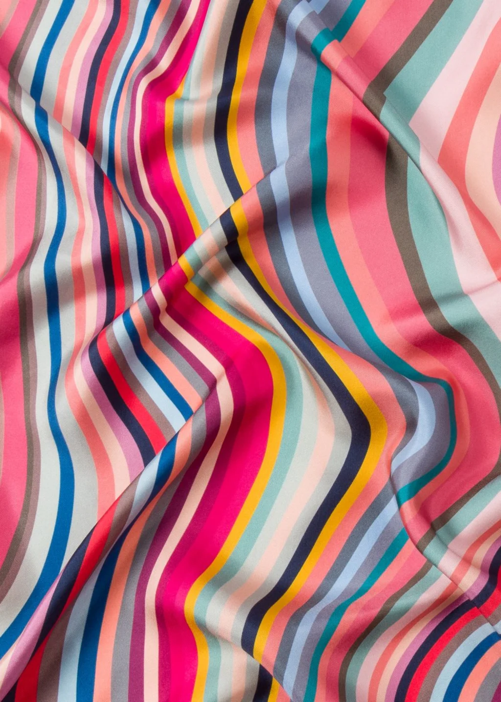 Women's Multi-Colour 'Swirl' Silk Square Scarf