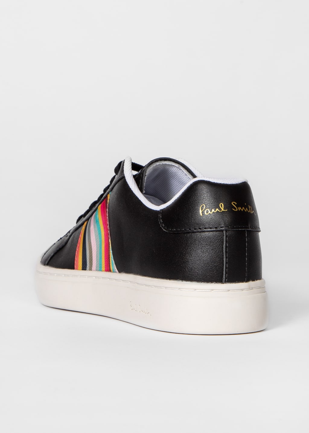 Women s Black Lapin Trainers With Swirl