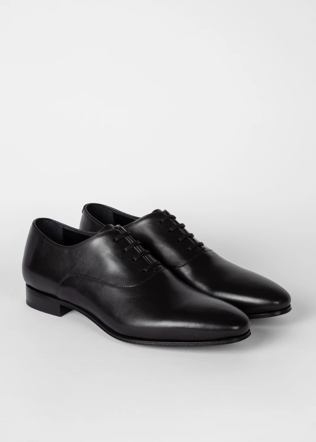 Black Leather Fleming Shoes