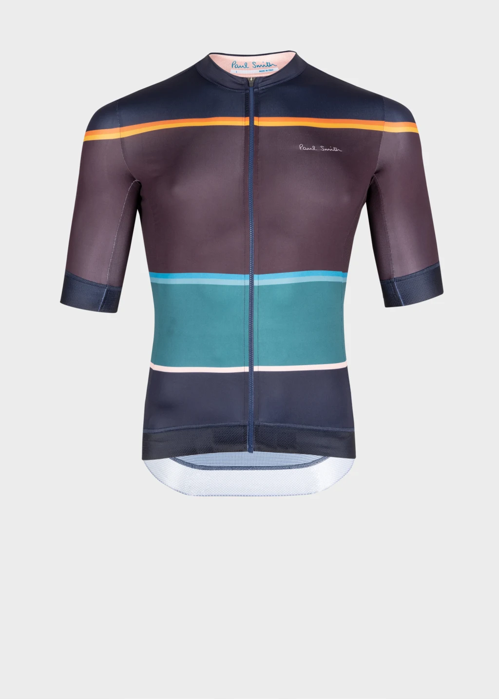 Bold Stripe Race Fit Cycling Jersey