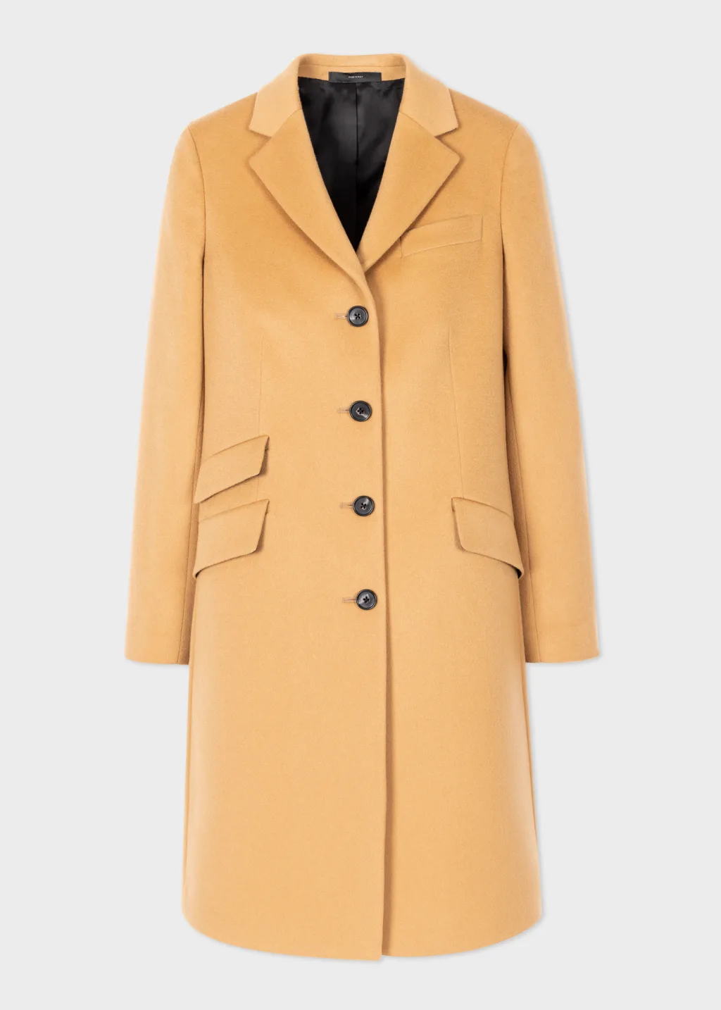 Full length camel wool coat online