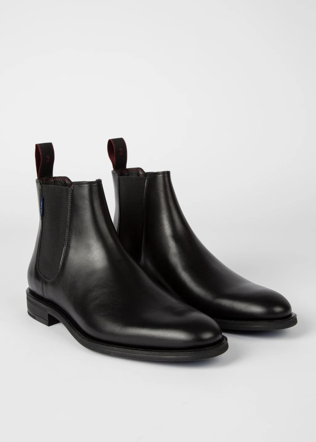 Men s Black Leather Cedric Boots