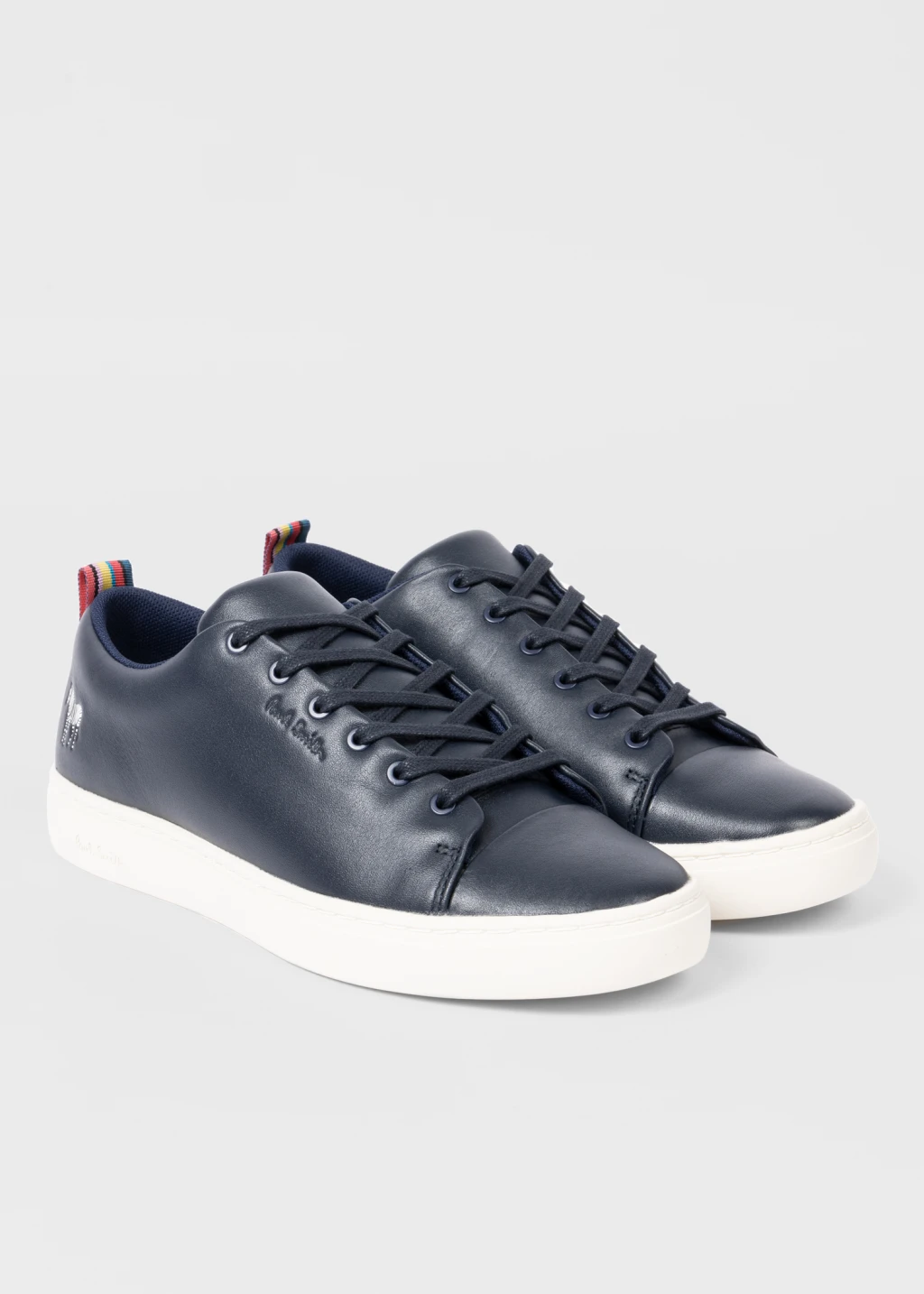 Paul smith navy hot sale trainers