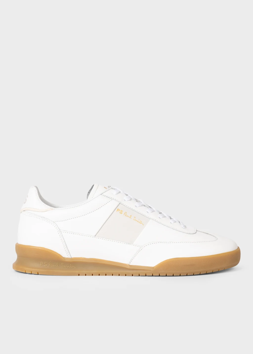 Paul smith white leather trainers on sale