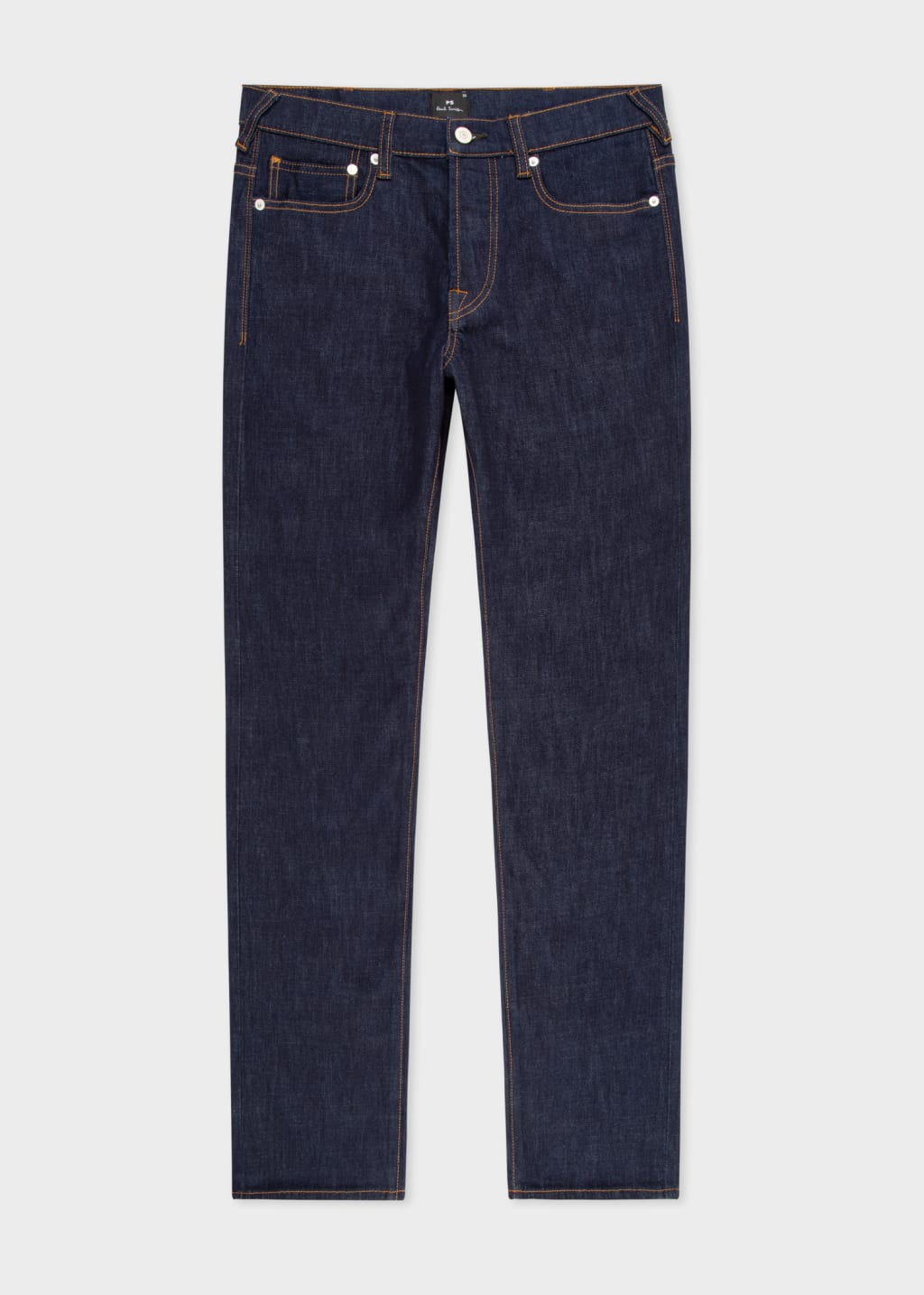 Men s Standard Fit Indigo Rinse Crosshatch Stretch Jeans