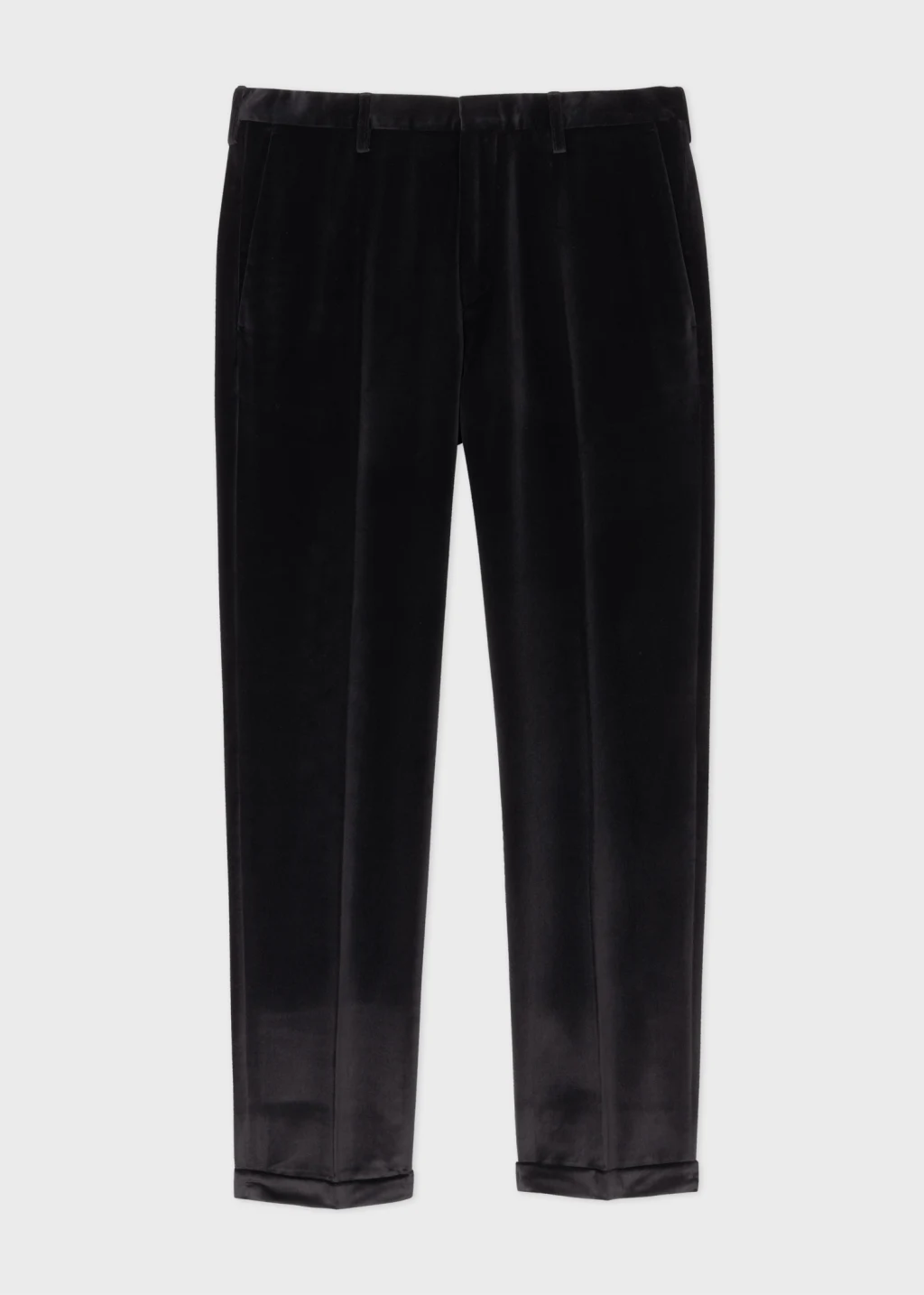Black cotton trousers shop