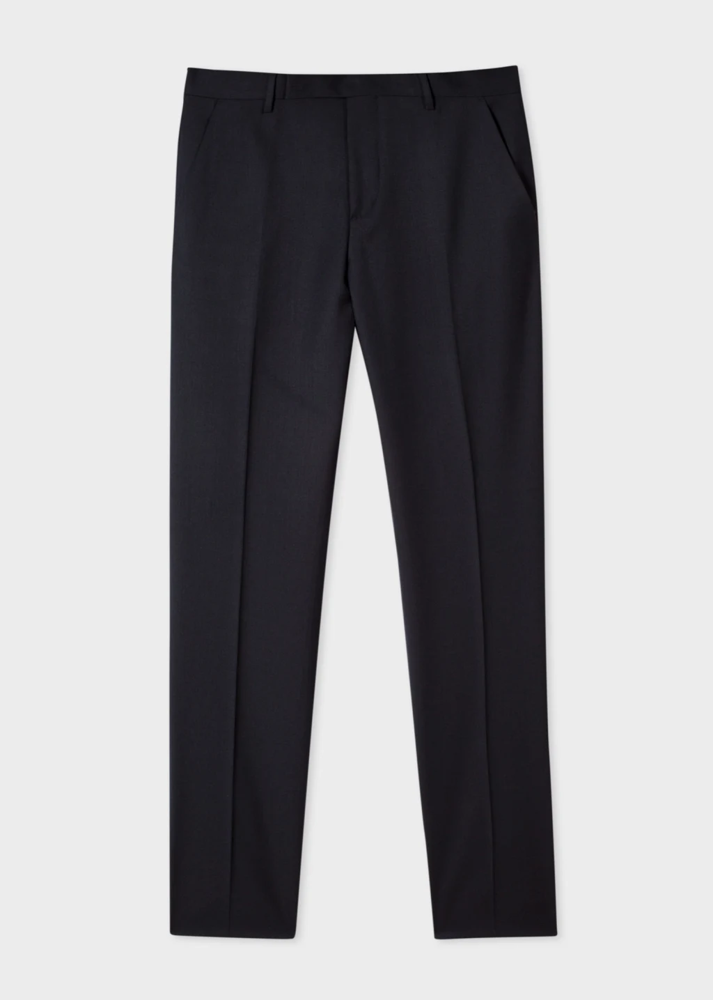 Men's slim on sale fit black trousers