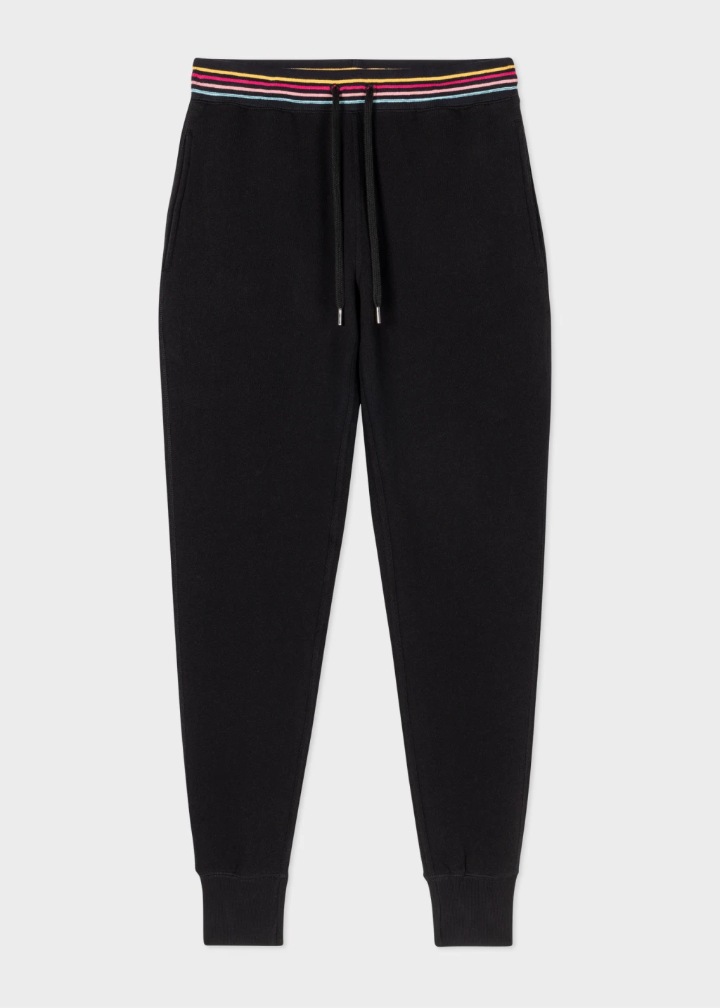 Women s Black Lounge Sweatpants With Swirl Trims
