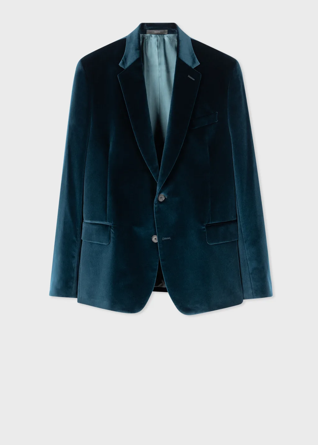 The Soho Tailored Fit Navy Velvet Blazer