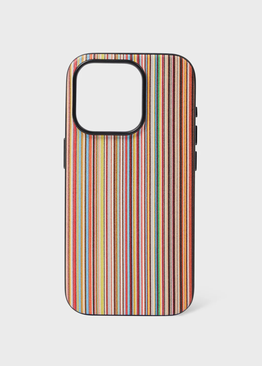 Signature Stripe Leather MagSafe iPhone 15 Pro Case