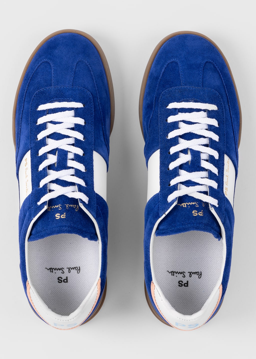 Paul smith blue suede shoes clearance