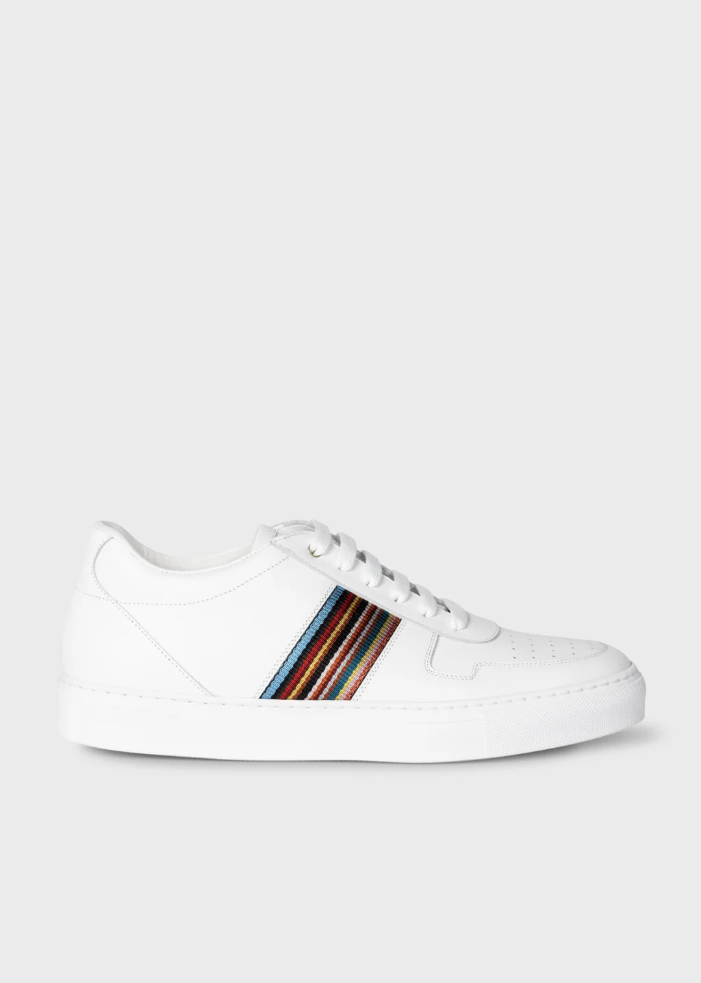 Paul smith top white leather trainers