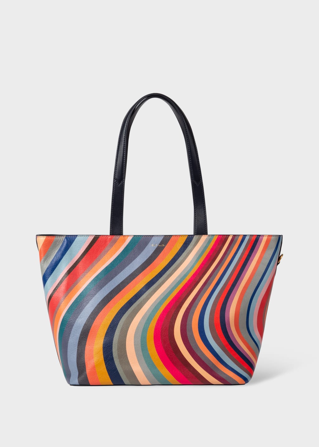 Women s Swirl Print Leather Tote Bag