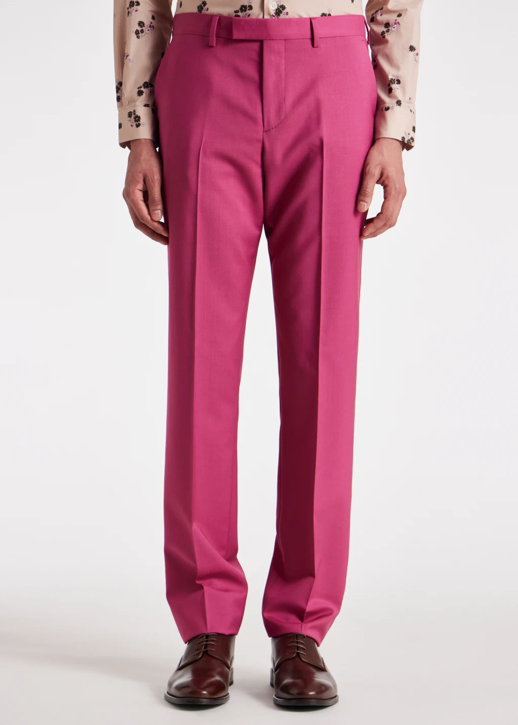 Pink outlet wool pants