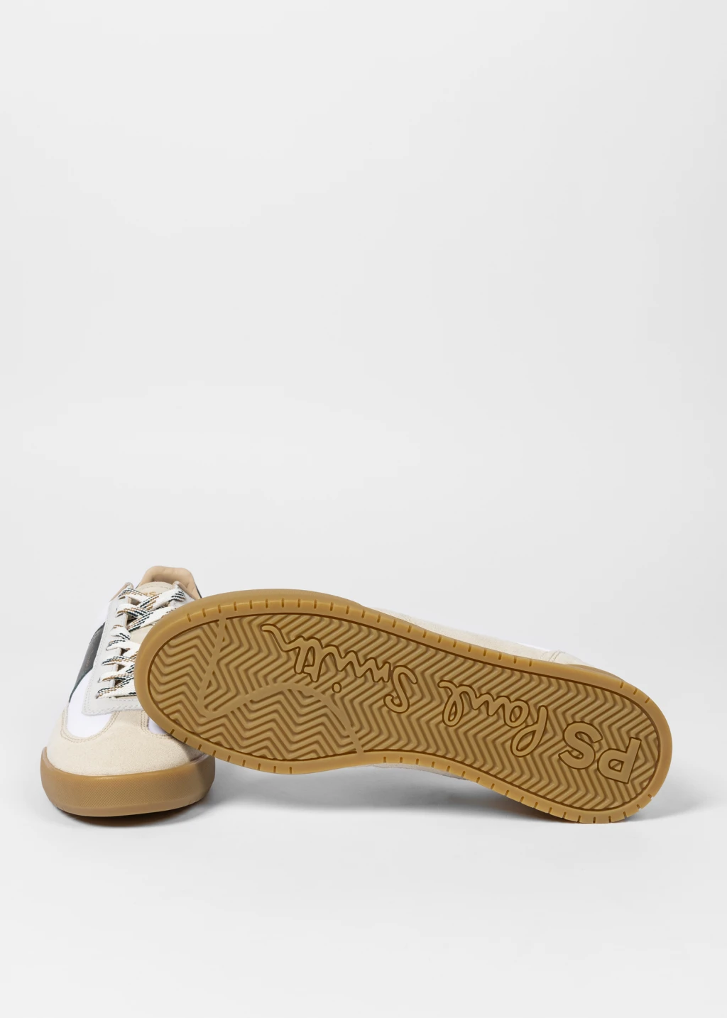 Paul smith mens white deals trainers