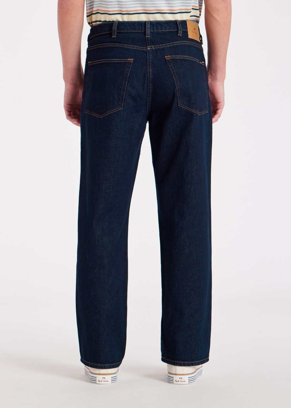 Relaxed fit stretch deals jeans