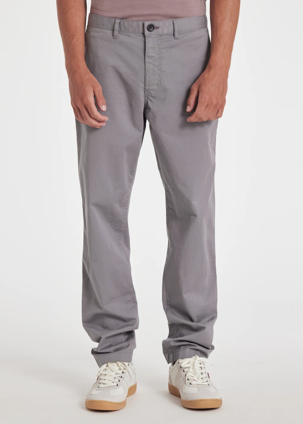 Grey tapered chinos outlet