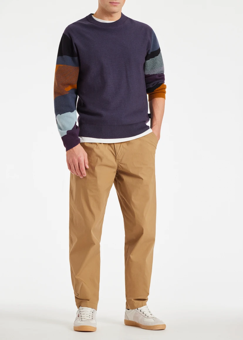 Men's Cotton-Merino Blend 'Plains' Sweater