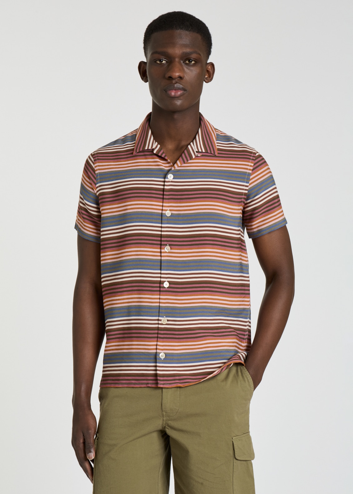 폴 스미스 셔츠 Paul Smith Classic-Fit Multi-Stripe Shirt