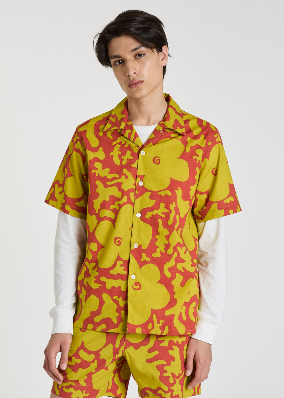 폴 스미스 셔츠 Paul Smith Floral Camo Short-Sleeve Shirt