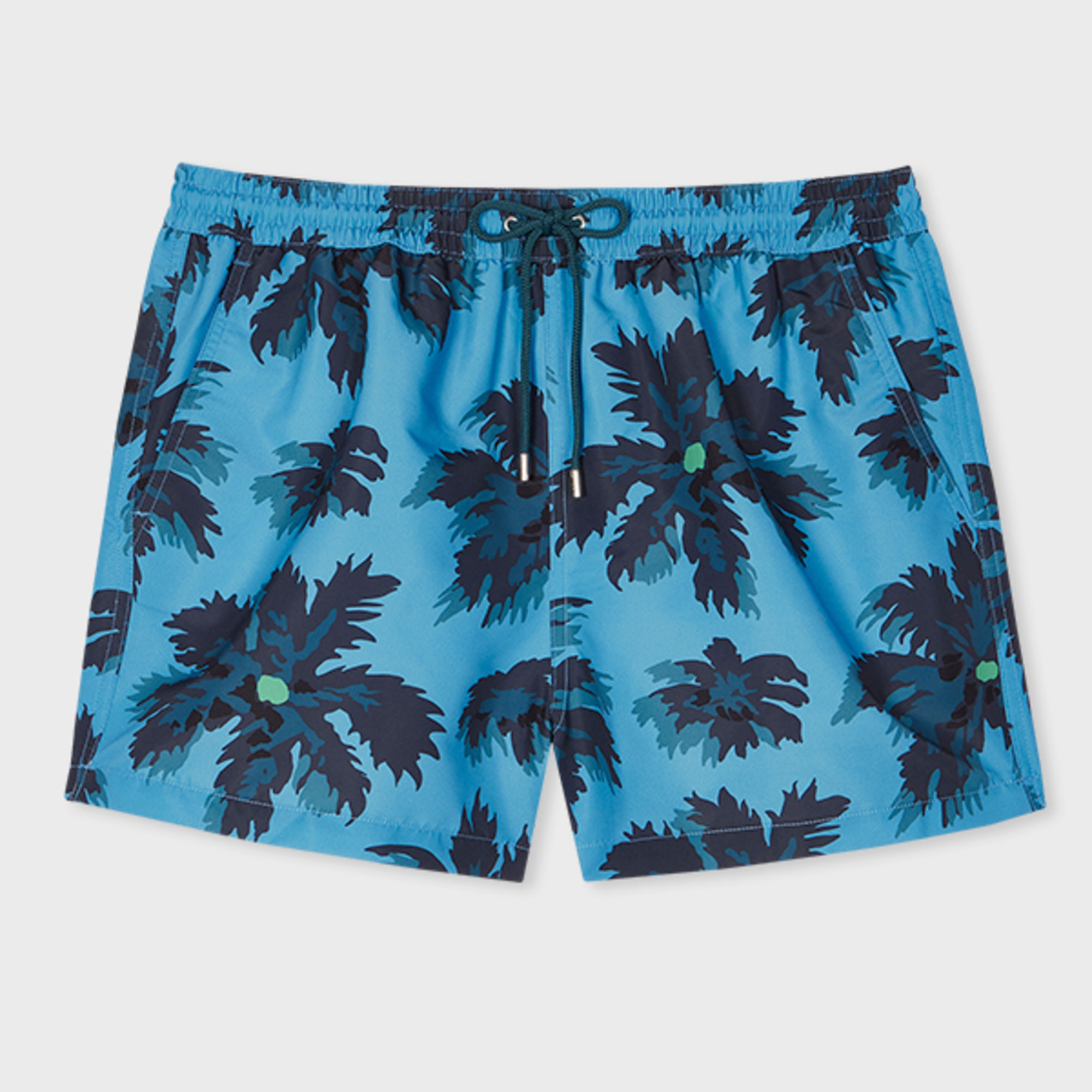 Paul Smith Men Swim Short Palm Burst In Blue