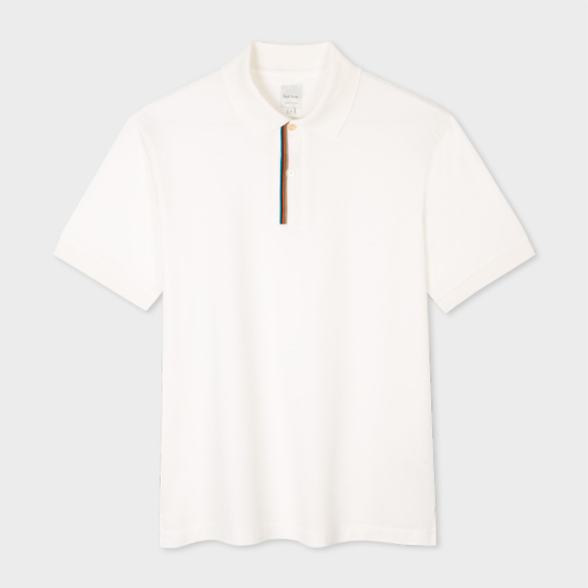 Paul Smith Mens Polo Shirt In Whites