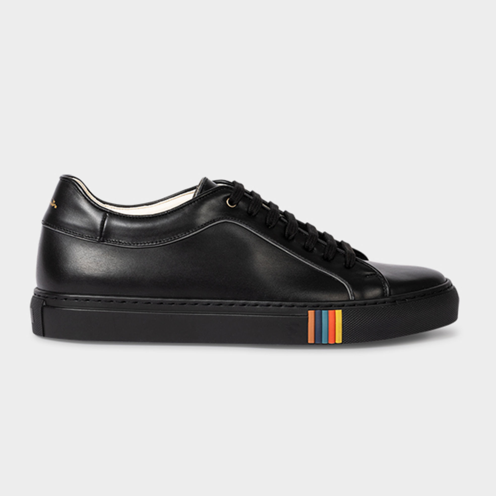 Paul Smith Mens Shoe Basso Black Grey Piping ModeSens