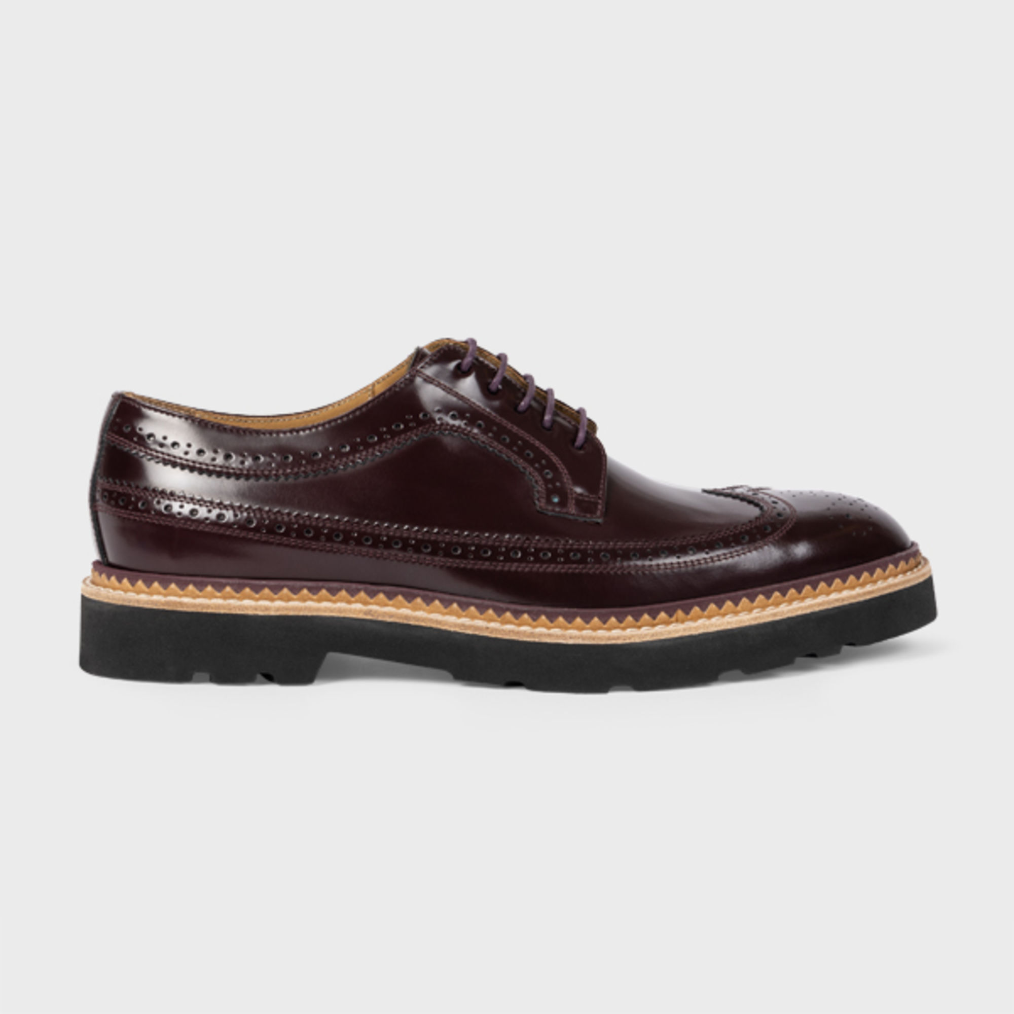 Paul Smith Mens Shoe Count Bordo In Reds