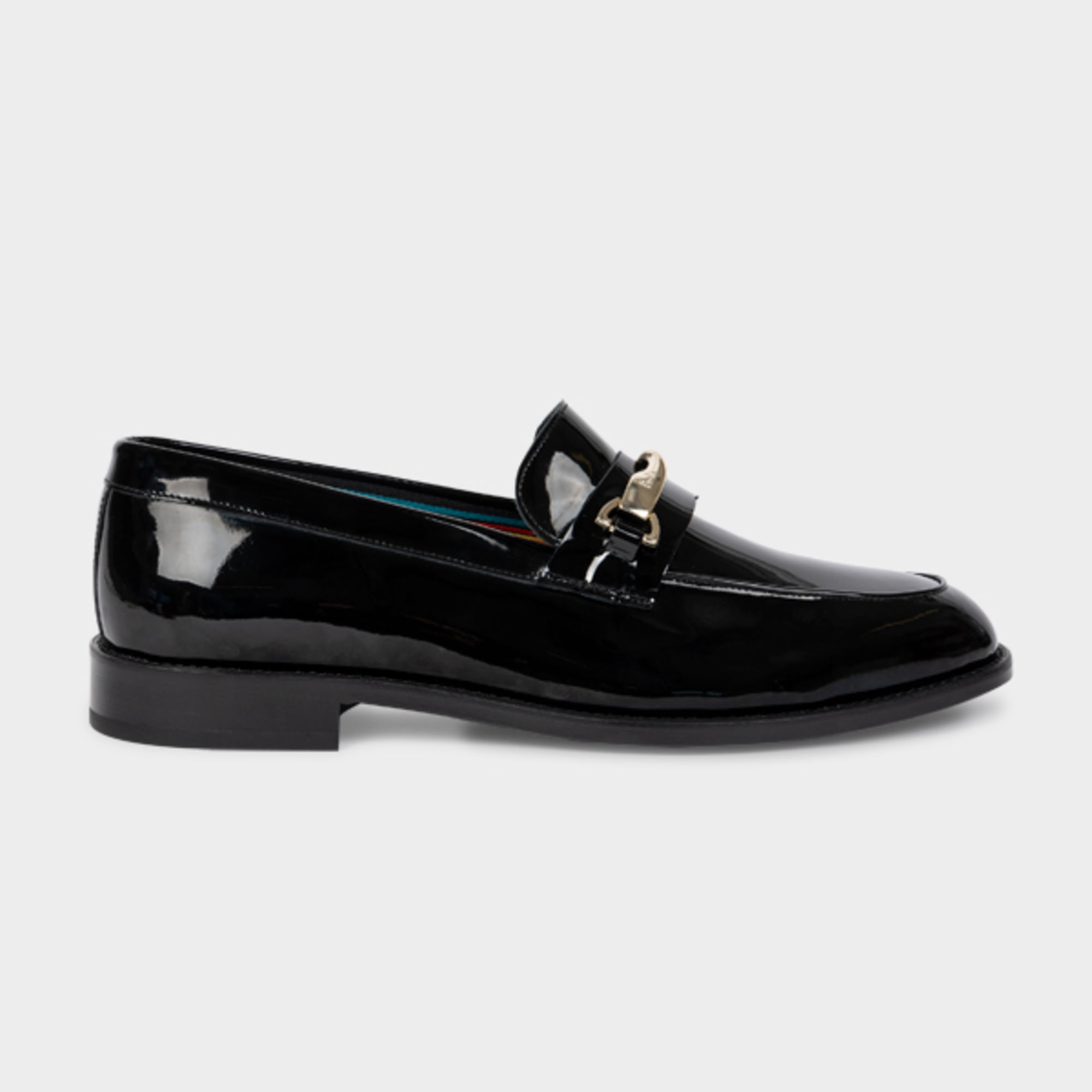 PAUL SMITH BLACK PATENT LEATHER 'MONTEGO' LOAFERS