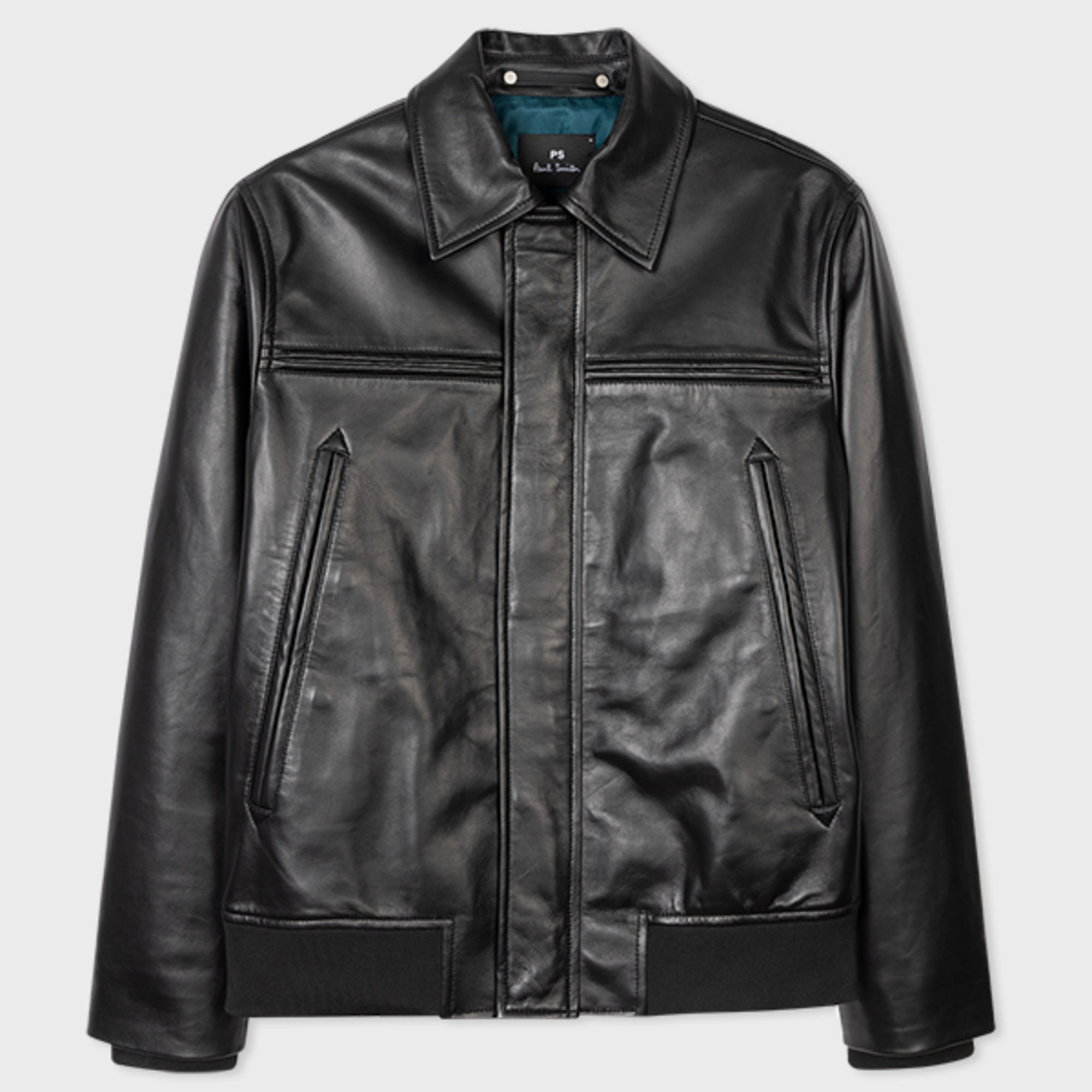 Ps By Paul Smith Ps Paul Smith Mens Jacket Leather In Black