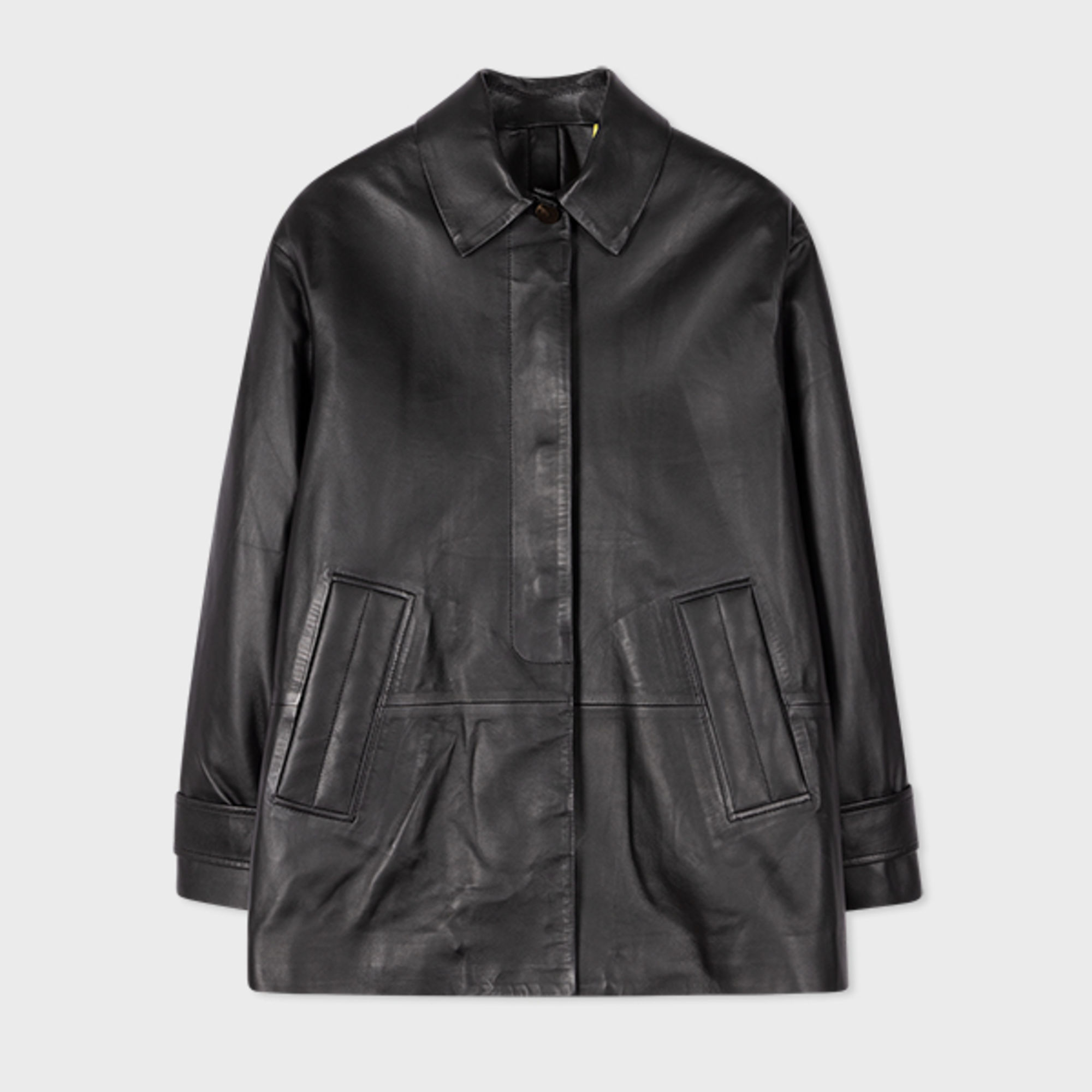 Paul Smith Womens Jacket Leather In Black