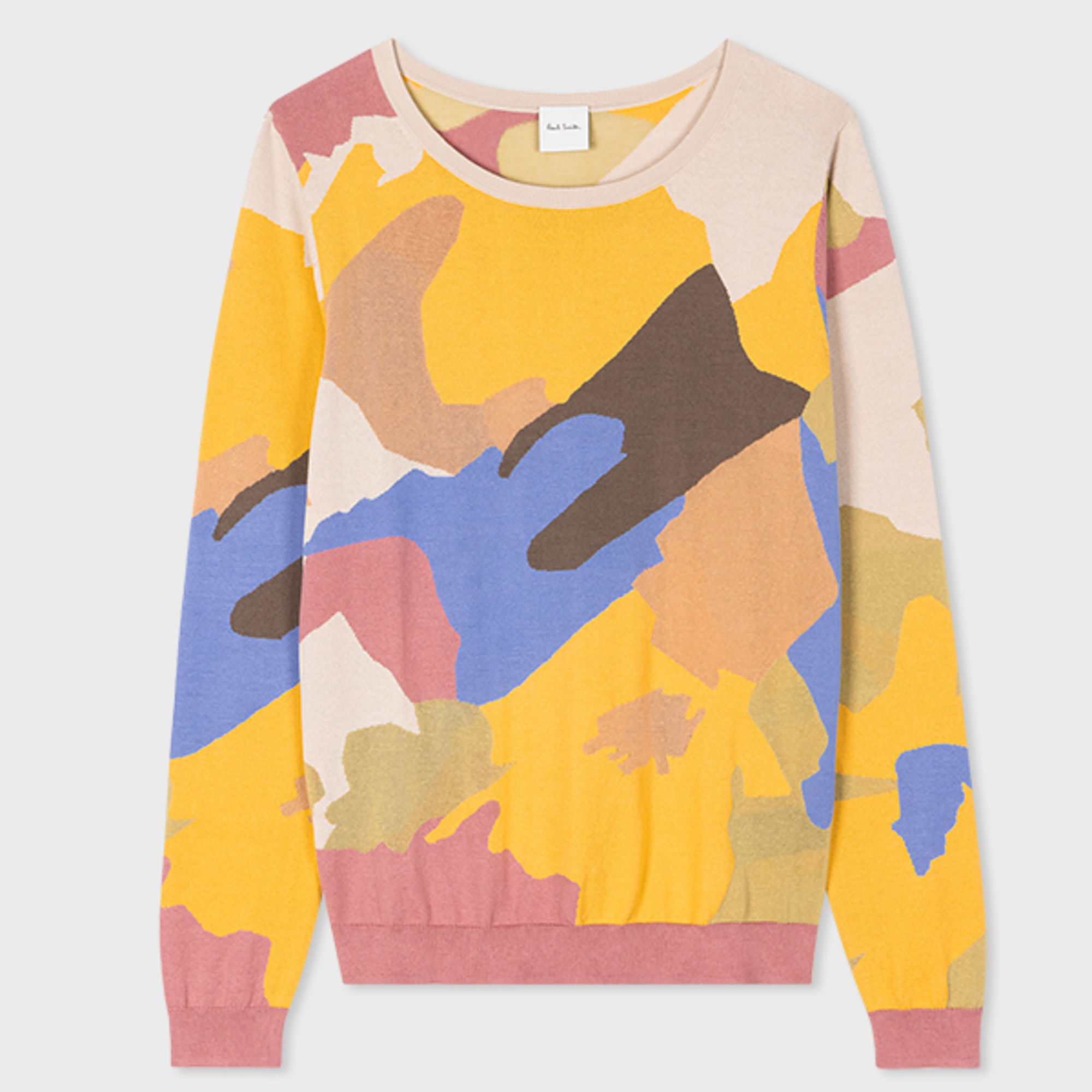 Paul Smith Womens Knitted Jumper Crew Neck In Multicolour