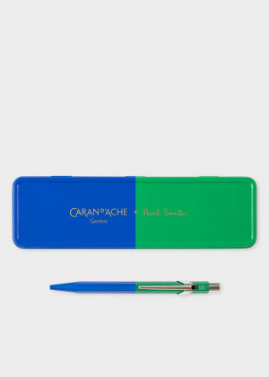 Caran d'Ache + Paul Smith - 849 Blue & Green Ballpoint Pen