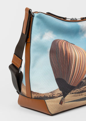 Product view - 'Signature Stripe Balloon' Print Cross-Body Bag Paul Smith