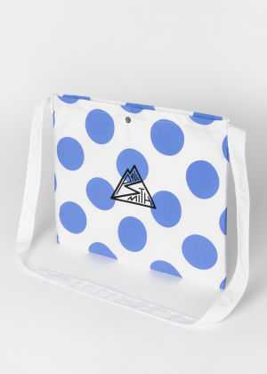 Product view - Blue Polka Dot Cycling Musette Bag Paul Smith