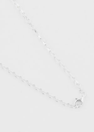 Sterling Silver Diamond-Cut Chain Necklace by Aurum LDN