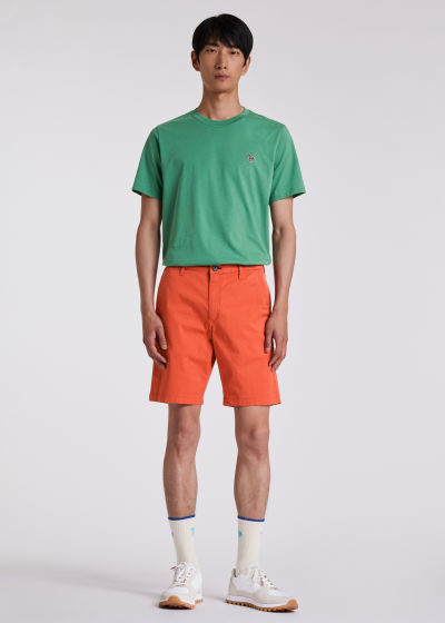 Mens Clothing Shorts Casual shorts PS by Paul Smith Drawstring Cotton Shorts in Red for Men 