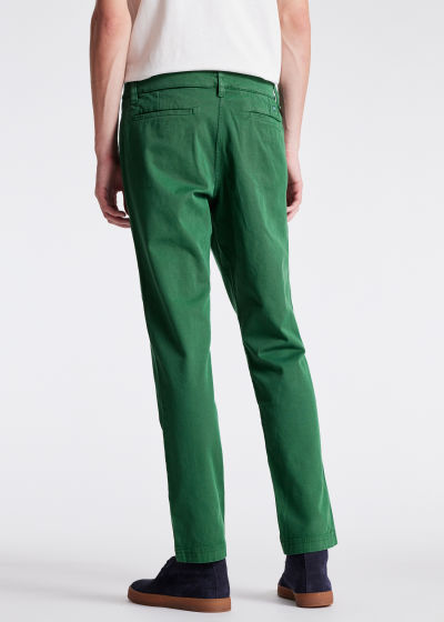 for Men Paul Smith Tapered-leg Wool-twill Trousers in Green Mens Trousers Slacks and Chinos Paul Smith Trousers Natural Slacks and Chinos 