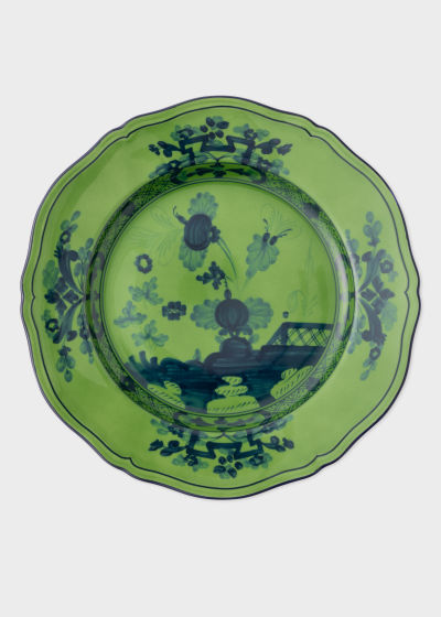 Malachite 'Oriente Italiano' Porcelain Dinner Plate By Ginori 1735