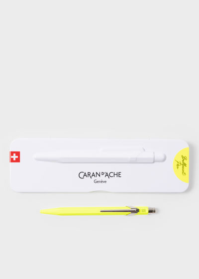 Caran d'Ache '849 Popline' Fluorescent Yellow Ballpoint Pen
