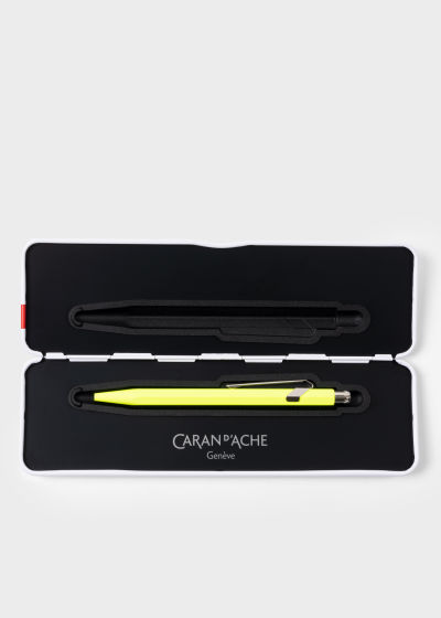 Caran d'Ache '849 Popline' Fluorescent Yellow Ballpoint Pen