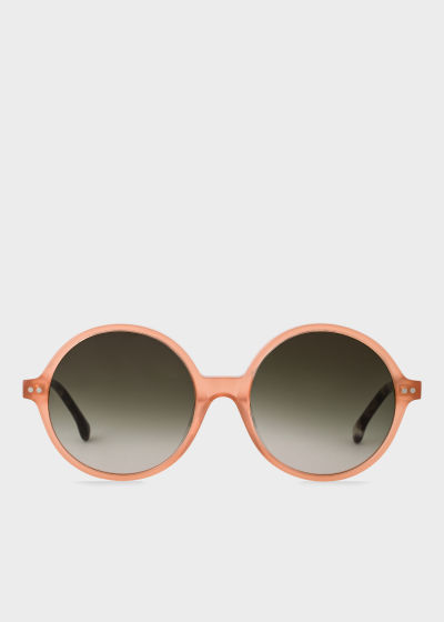 Opal Peach 'Fleming' Sunglasses by Paul Smith